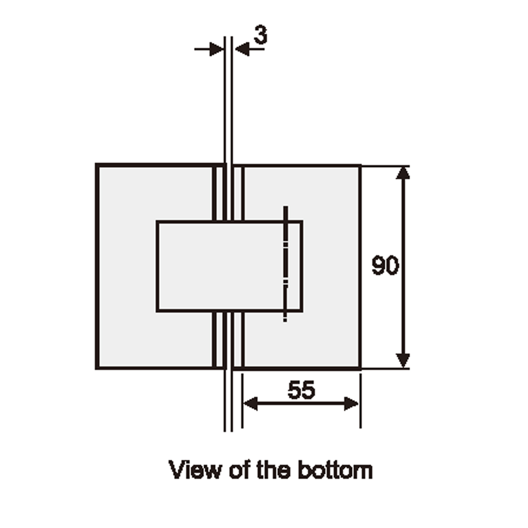 Shower Door Hinge Glass-Glass 180° - Image 5