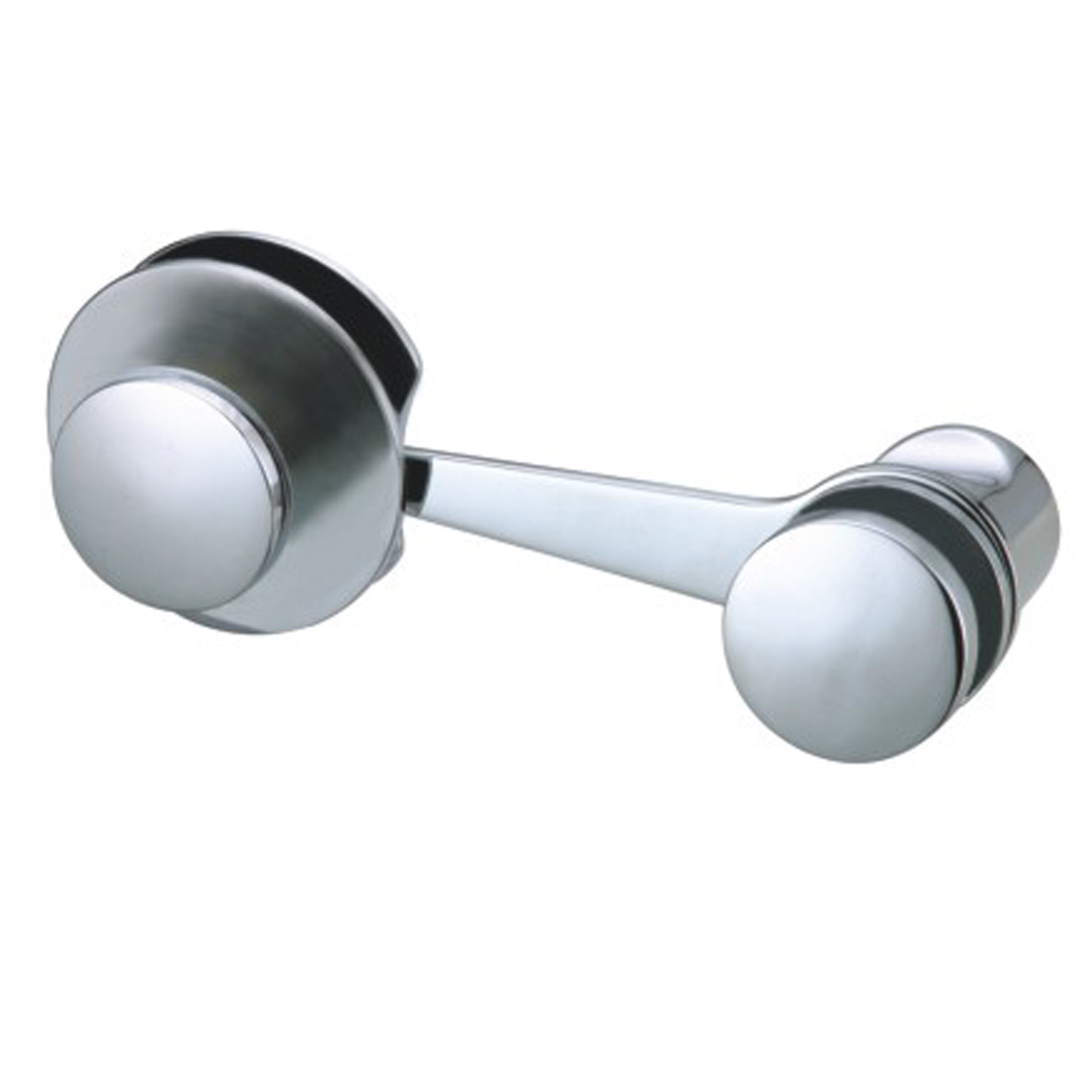 Latch Lock for Glass Shower Enclosures & Toilets (Glass-to-Glass)