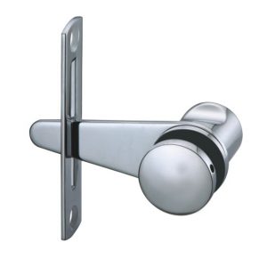 Latch Lock for Glass Shower Enclosures & Toilets (Glass-to-Wall)