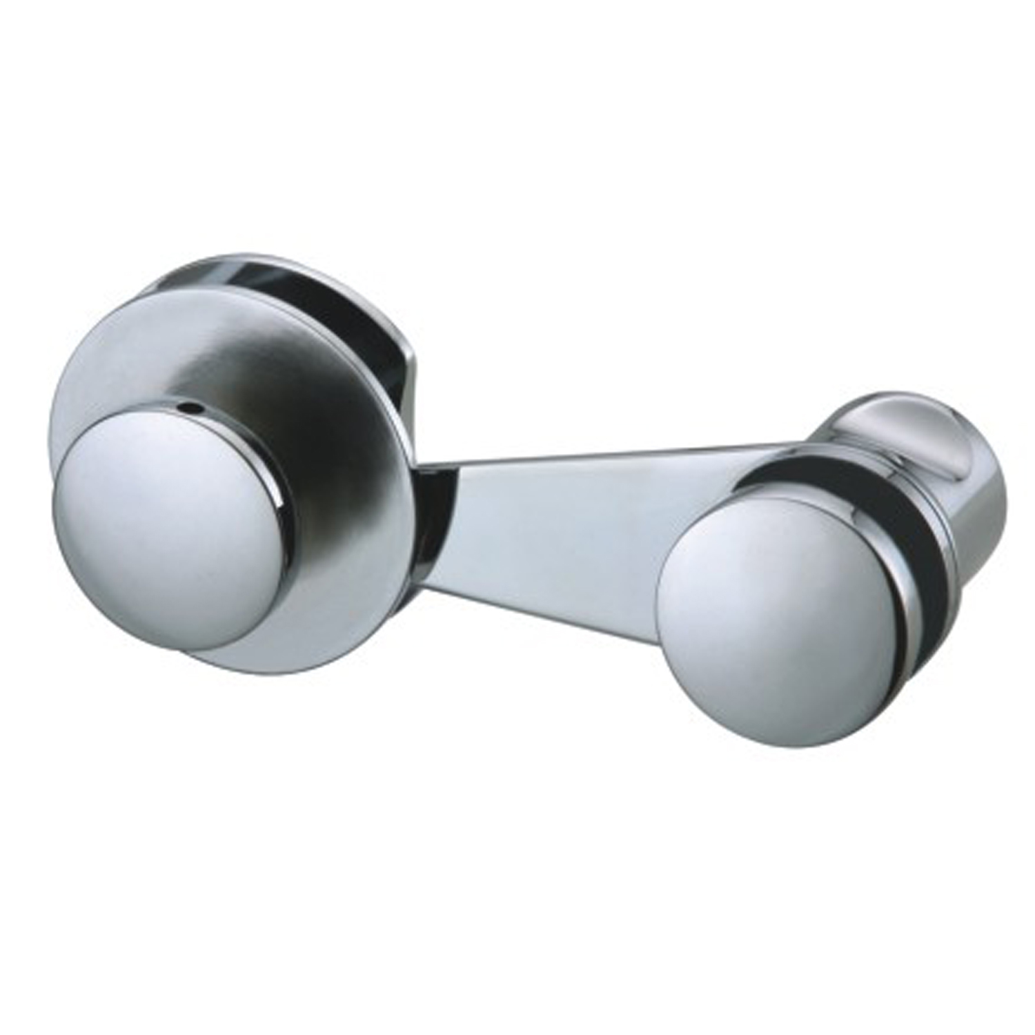 Latch Lock for Glass Shower Enclosures & Toilets (Glass-to-Glass)