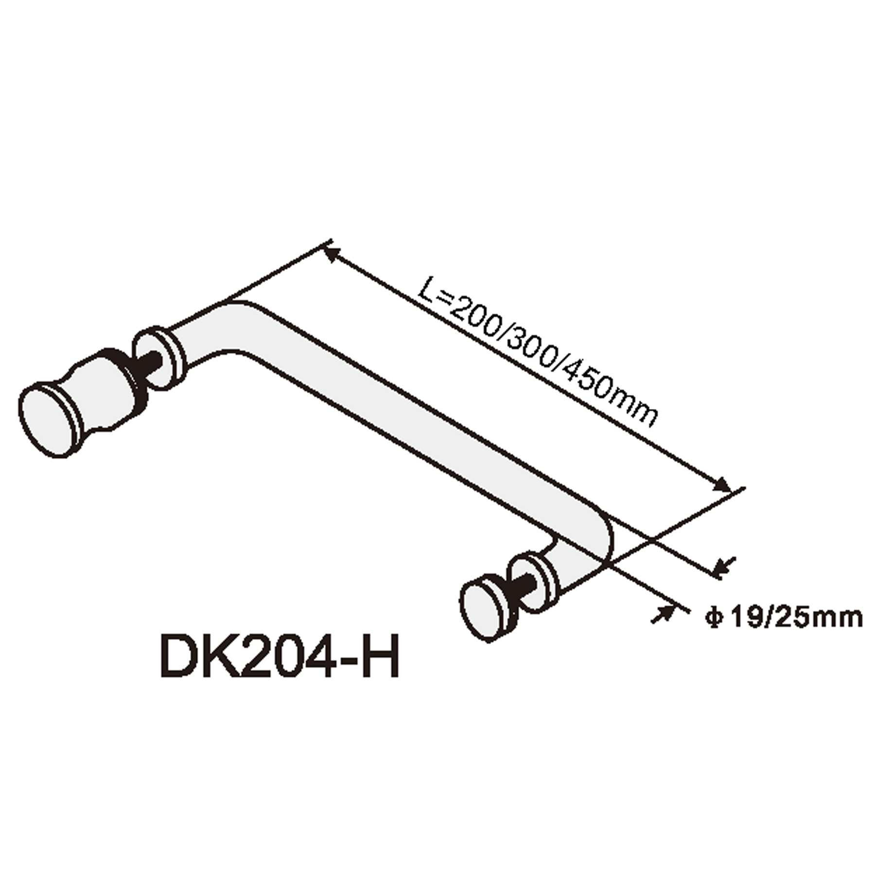 Shower door knob (a pair) - Image 2