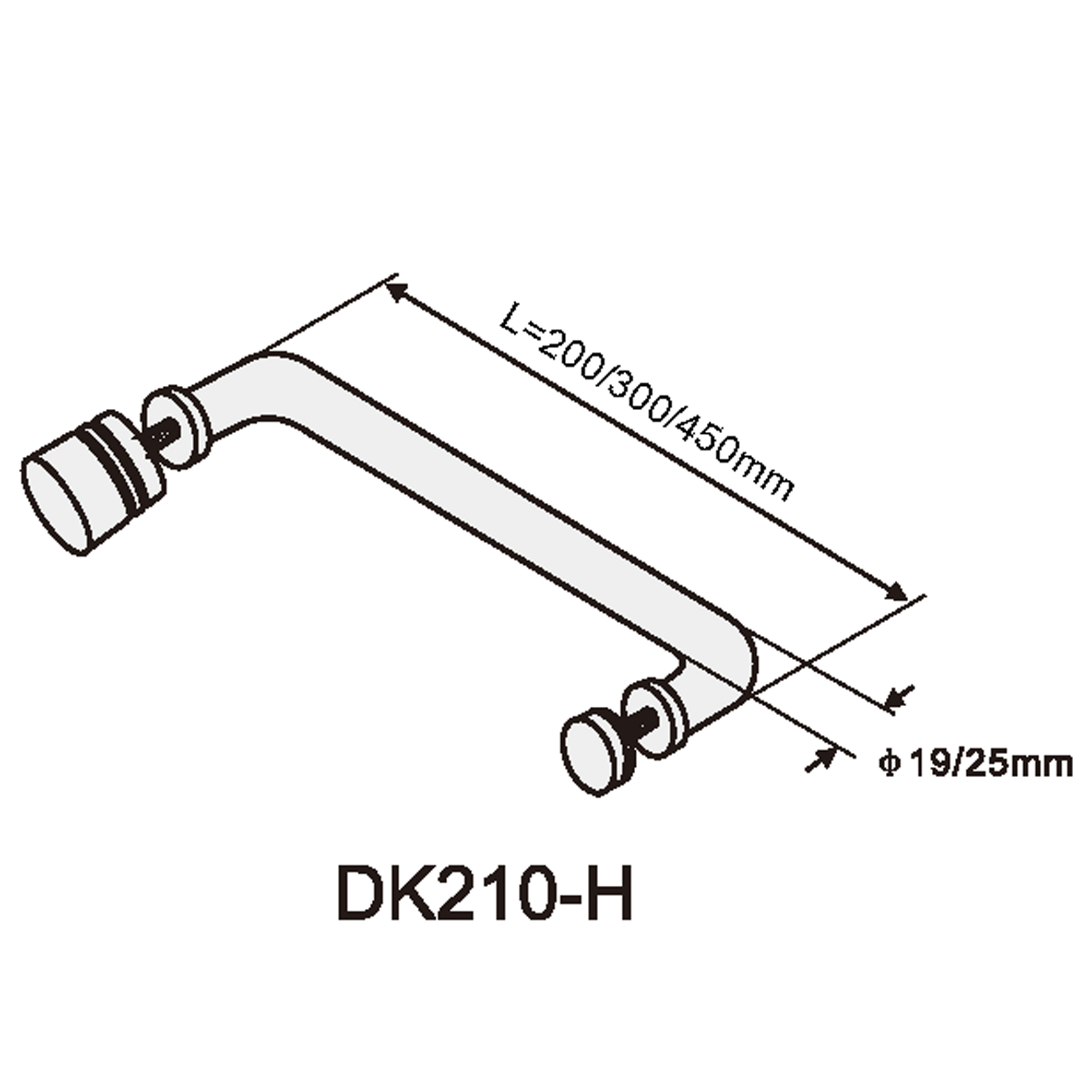 Shower door knob (a pair) - Image 2