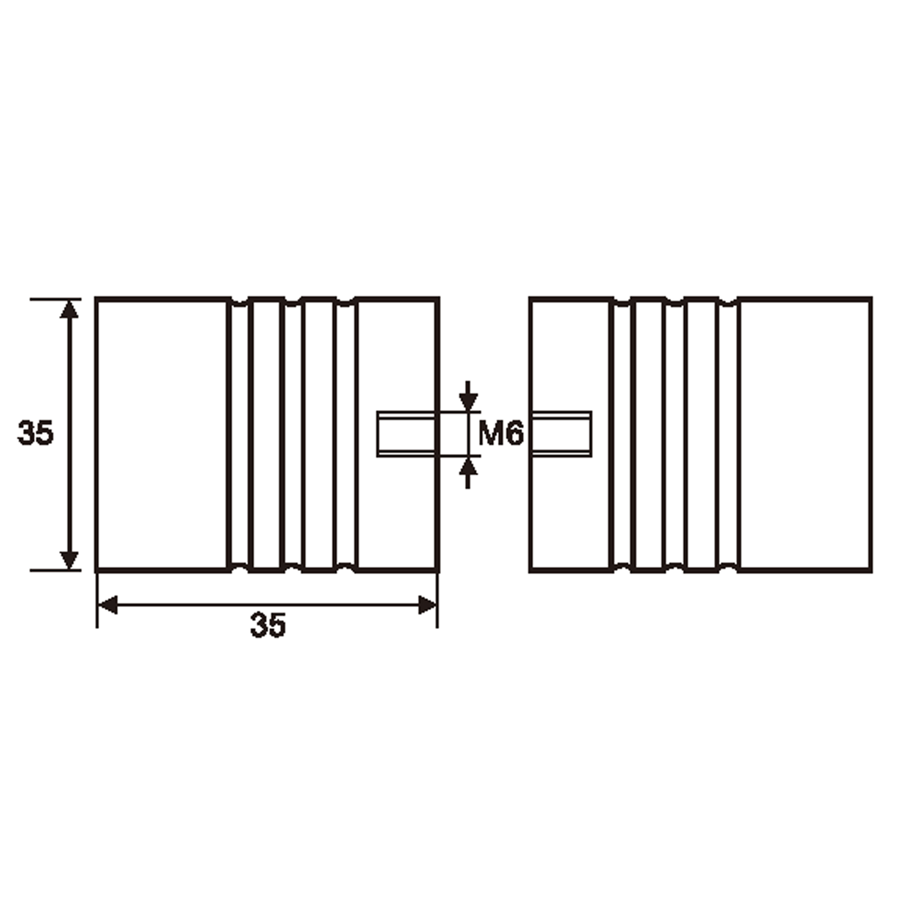 Shower door knob (a pair) - Image 3