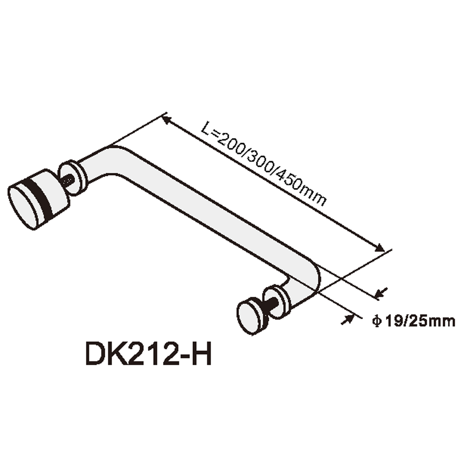 Shower door knob (a pair) - Image 2