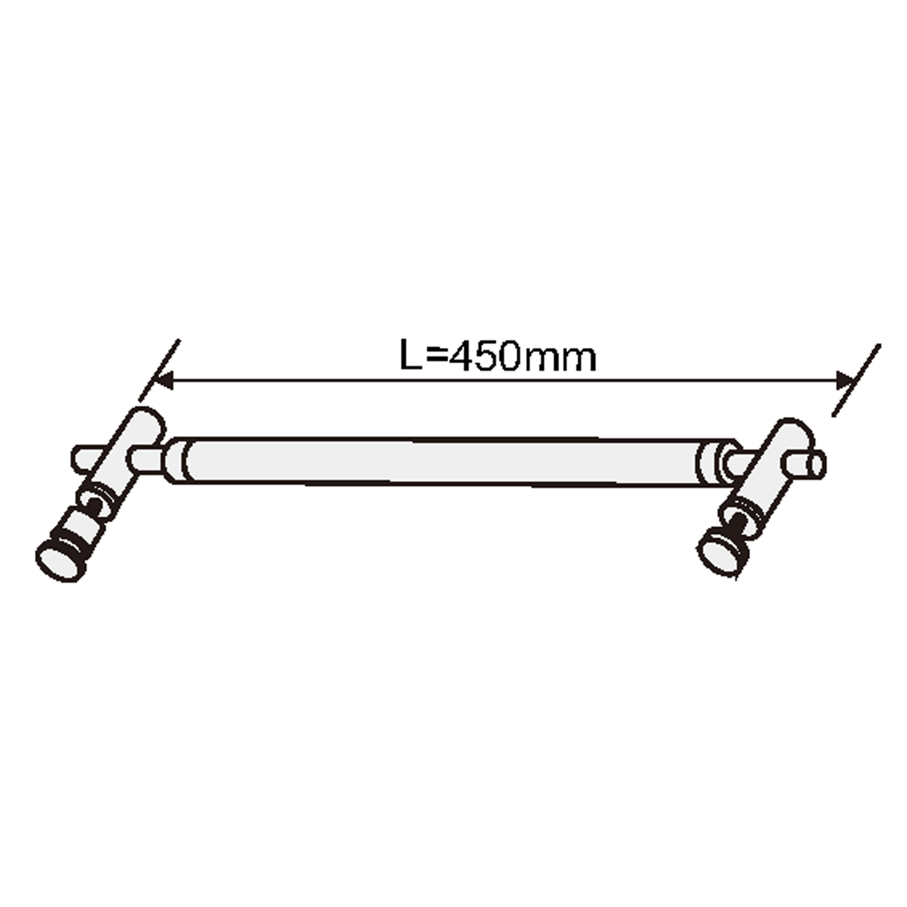 Handle Knob Combo for Shower Door - Image 2