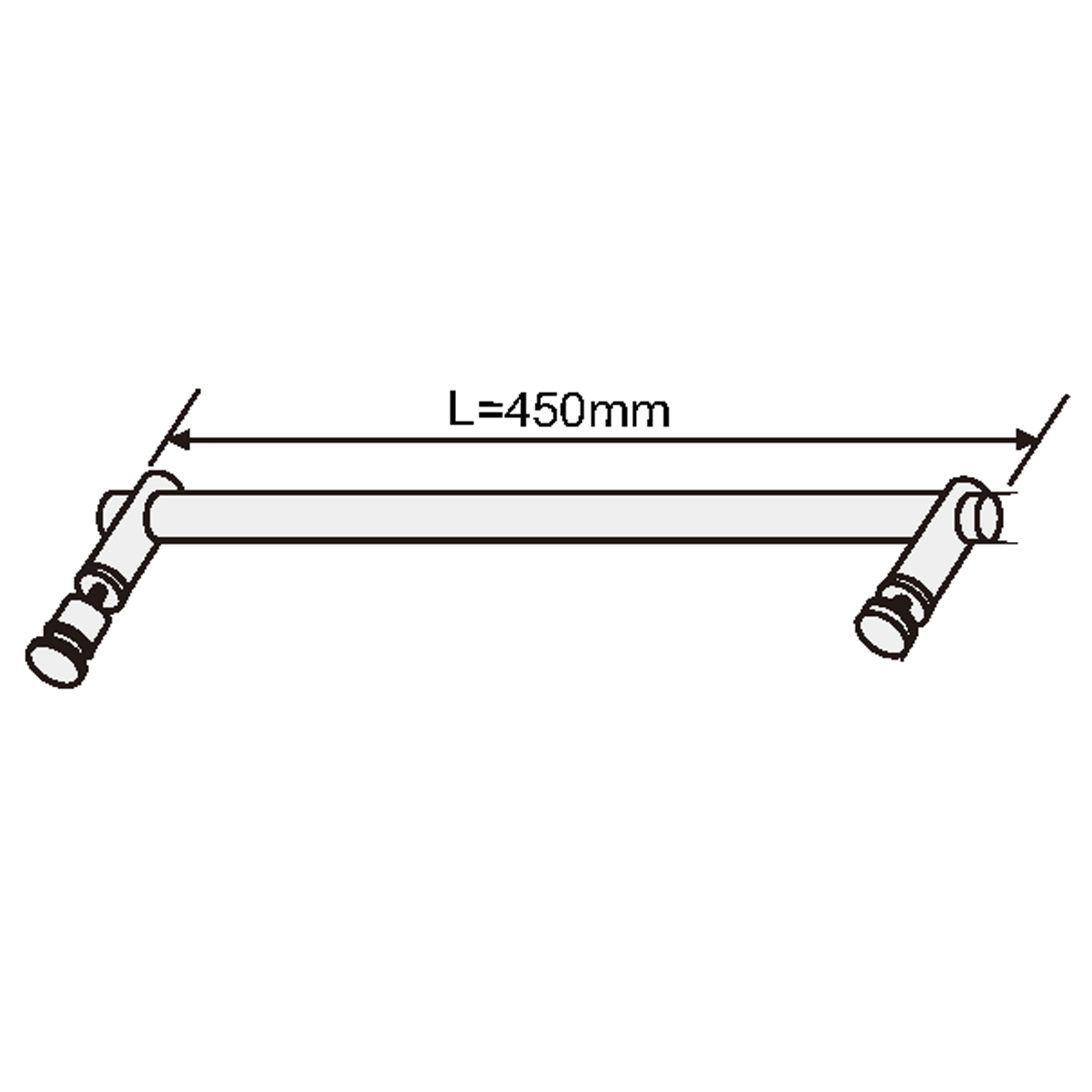 Handle Knob Combo for Shower Door - Image 2