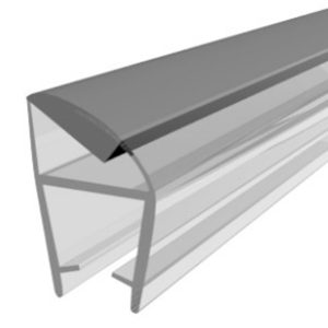 Shower Door Magnetic Sealing Strip set 2 pieces (135°)