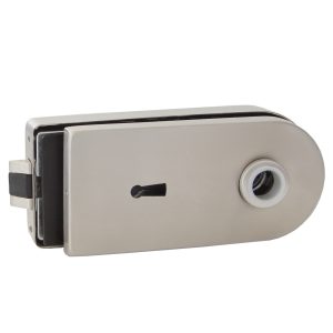 Glass door lock case with buntbart (without handle)