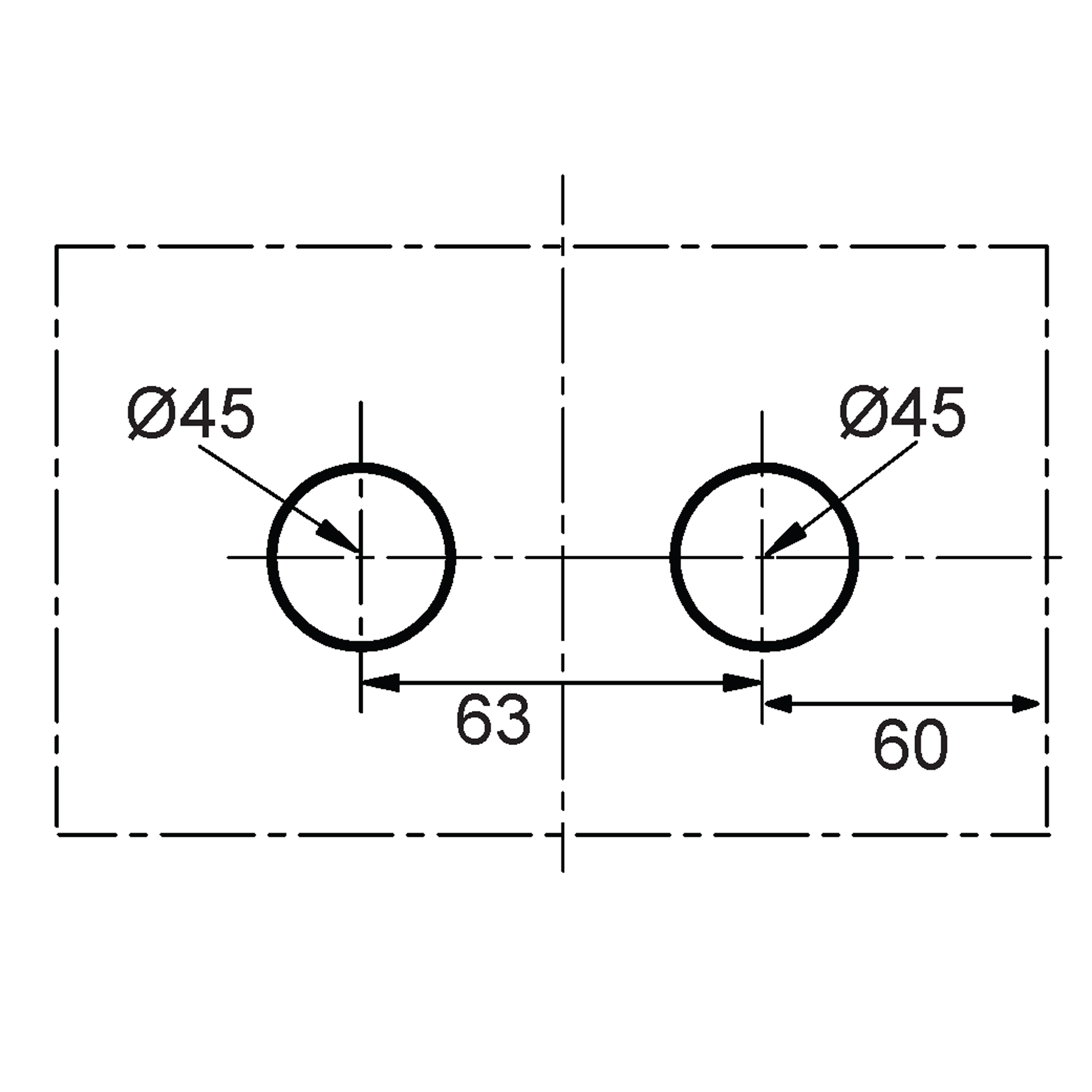 Glass door lock case UV (without handle) - Image 5