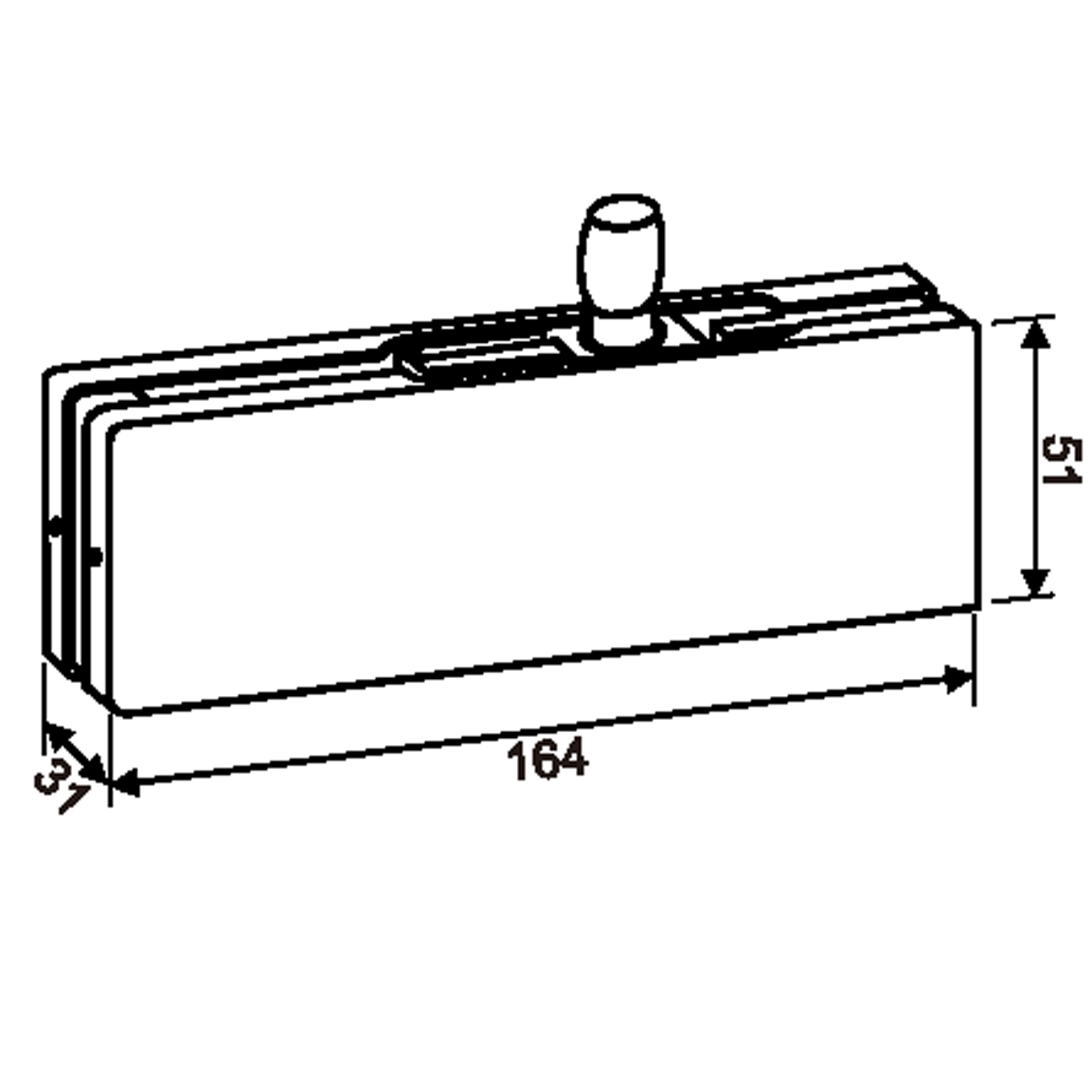 Glass Door Transom Patch Fitting - Image 4
