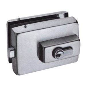 Glass Door Central/Corner Patch Lock (with profile cylinder)