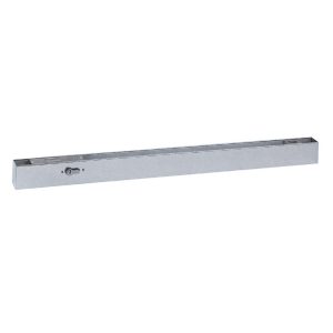 Glass Door Bottom Corner Patch Lock with square bolt (with profile cylinder)